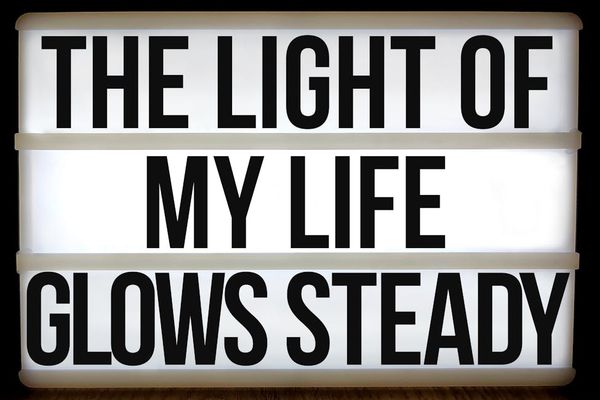 A visual representation of a steady path or a growing plant symbolizing consistency.